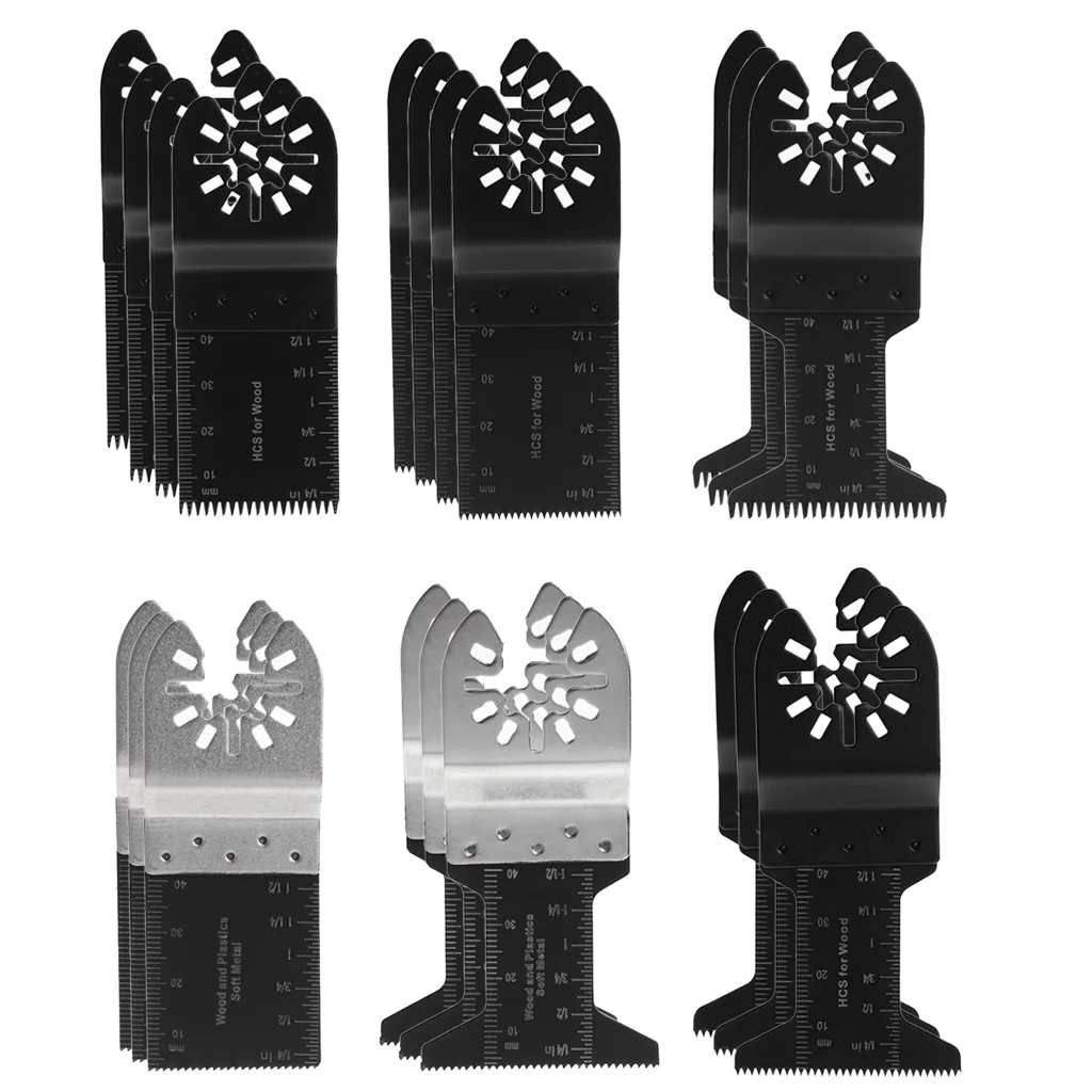 

20pcs Oscillating Multi Tool Saw Blades Set Quick Release For Bosch Makita Dremel
