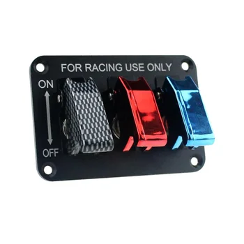 

Racing Car Boat RV 12V 20A Ignition Engine Relay Toggle Switch Panel 3 Color