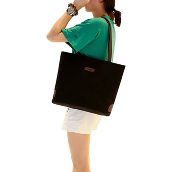 

Women Bags Female Linen Shoulder Bag Environmental Storage Handbag Reusable Foldable Eco Grocery Totes