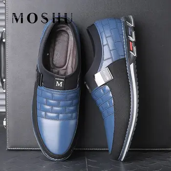 

Men Casual Shoes Sneakers Leather Shoes Men Flats Male Moccasins Breathable Black Driving Shoes Tenis Masculino