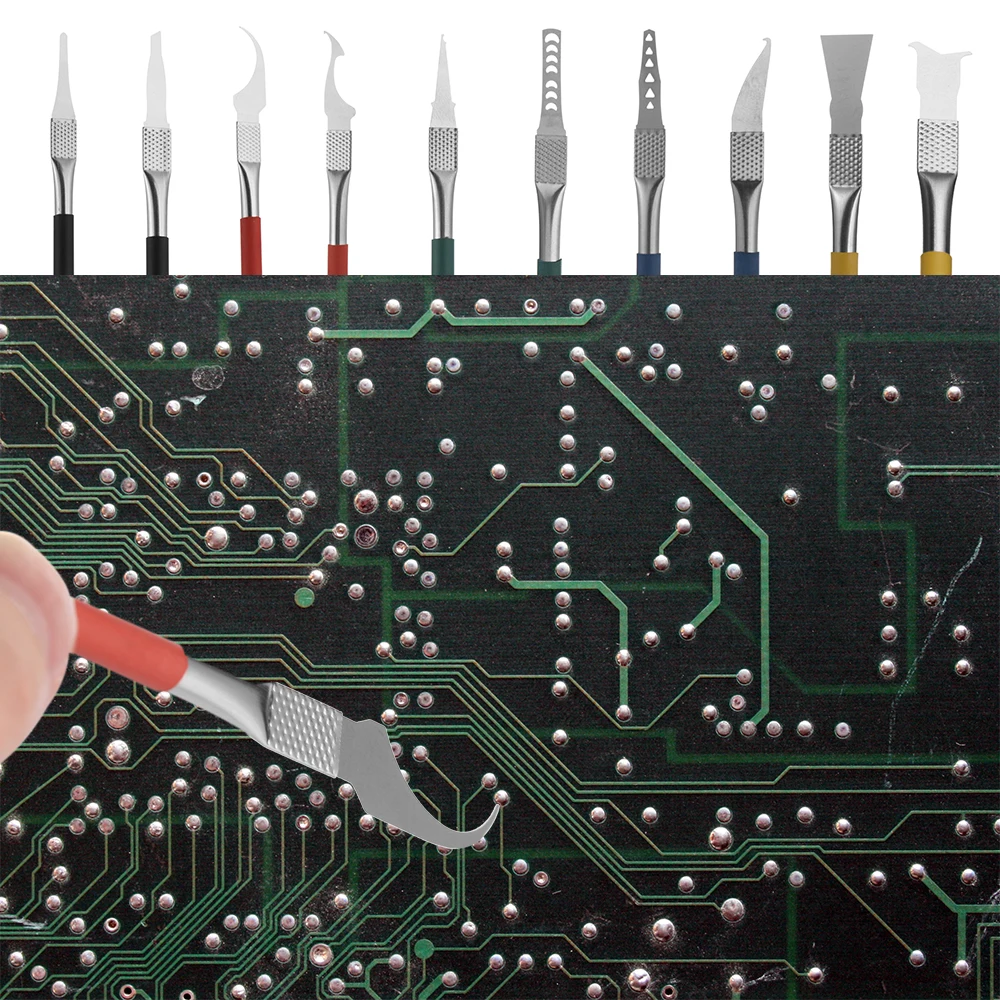 5 в 1 IC чип ремонт процессора скребок переделка NAND тонкое лезвие клей для удаления BGA нож для обслуживания ПК процессор инструмент материнская плата обслуживание