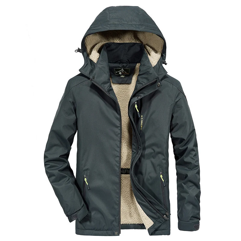 Мужская внутренняя флисовая водонепроницаемая куртка для активного отдыха, спортивная теплая брендовая куртка, походная Лыжная мужская куртка для путешествий