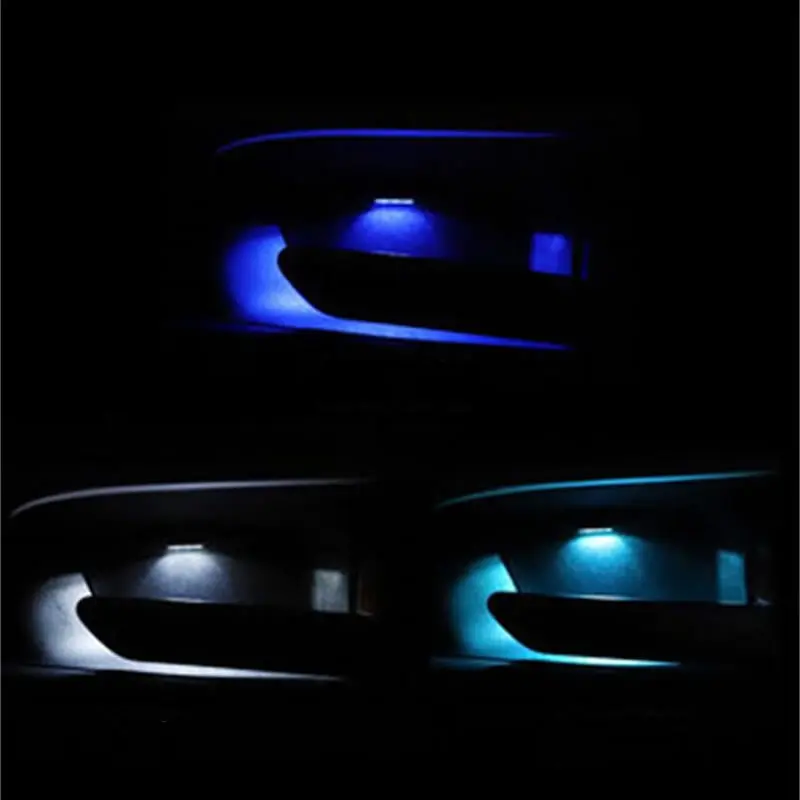 

Car LED Door Bowl Armrest Atmosphere Light Interior Lights Decoration Door Bowl Handle Frame Light for Toyota RAV4 2019 2020