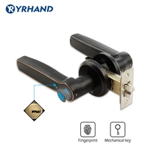 Биометрический БЕСКЛЮЧЕВОЙ замок Figerprint Умный дом беспроводной автоматический замок двери безопасный электронный дверной замок из цинкового сплава