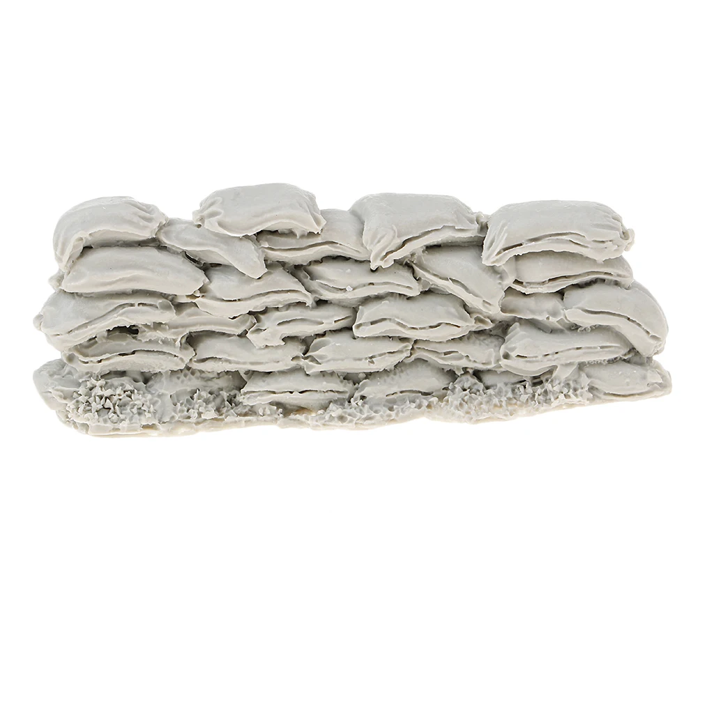 Scale Resin Bags Wall DIY Scenery Action Figure Model War Game Accessories