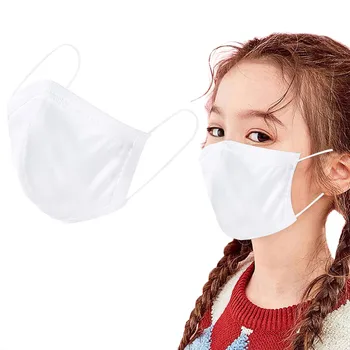 

2pcs Knitted Mouth Masks For Boys Girls Kid Face Cover Reusable Casual Protection Mascarilla facial Kids Dustproof Anti Fog Mask