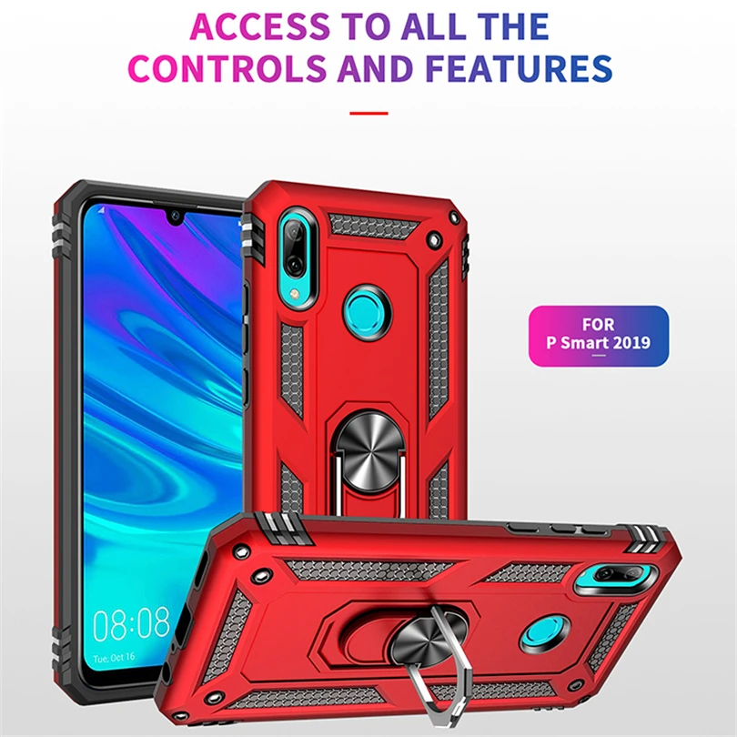 Красивый матовый чехол для телефона Huawei P Smart Z P20 Lite 2019 армированный с