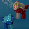 Automatic Bubble Blower Toy Electric Bubble Machine Flashing Light Music Soap water Bubbles Maker Gun for Child Kid Outdoor Toys 4