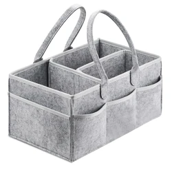 Bebê fralda caddy organizador portátil titular saco para mudar de mesa e carro, berçário de armazenamento fundamentos