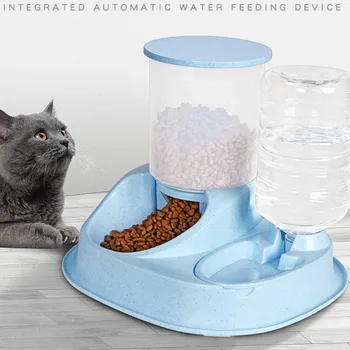 

Super Large Capacity 4L+2.5L Automatic Feeder Automatic Drinking Fountains Cat Bowl Dog Bowl Double Bowl Pet Supplies Feeders