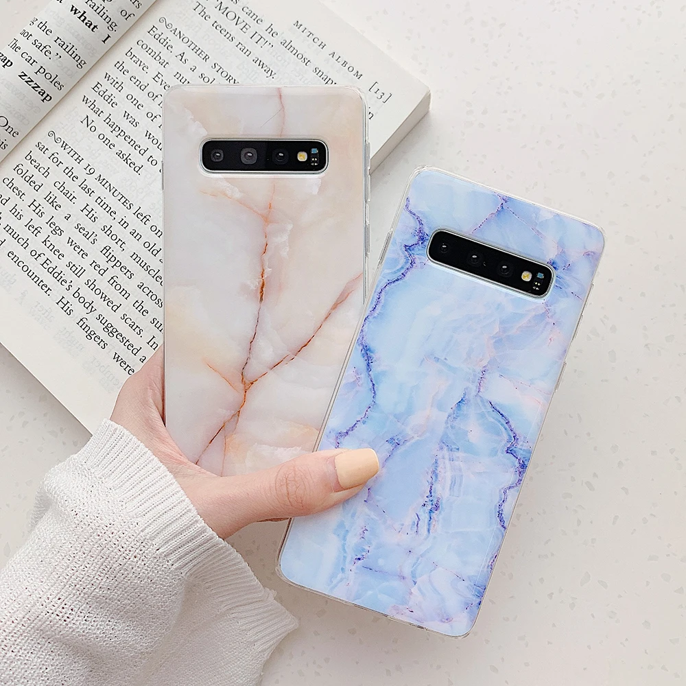 Чехол LOVECOM для телефона Samsung Galaxy S20FE S20 S21 S10 Plus A51 A50 A70 Note 10 Pro винтажный мраморный