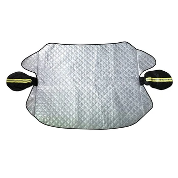 

Automobile Front Windshield Anti Snow Cover Automobile Anti Ultraviolet Cover Automobile Front Window Cover Plus Two Reflectors