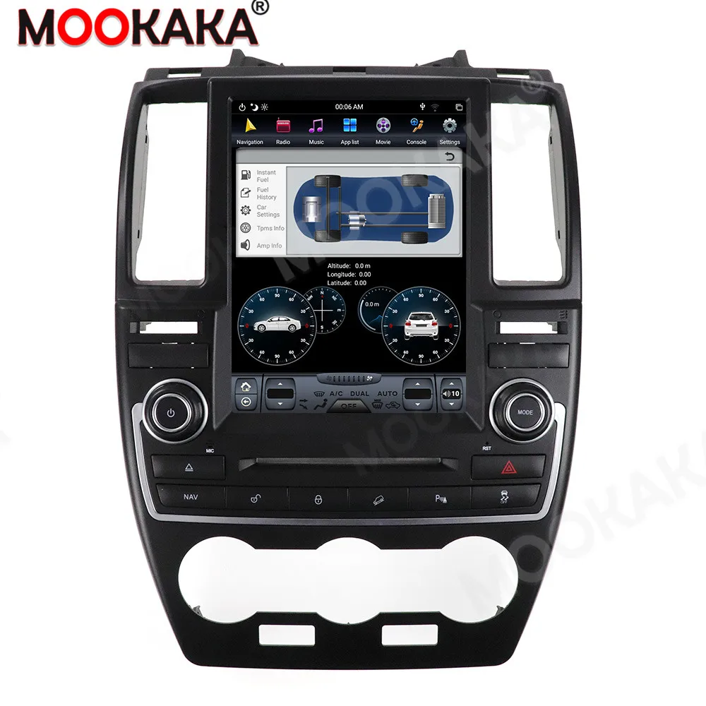 Tesla Style Android 8.1 Car Radio GPS Navigation For Land Rover Freelander 2 LR2 L359 2006~2015 Carplay Multimedia Player Stereo