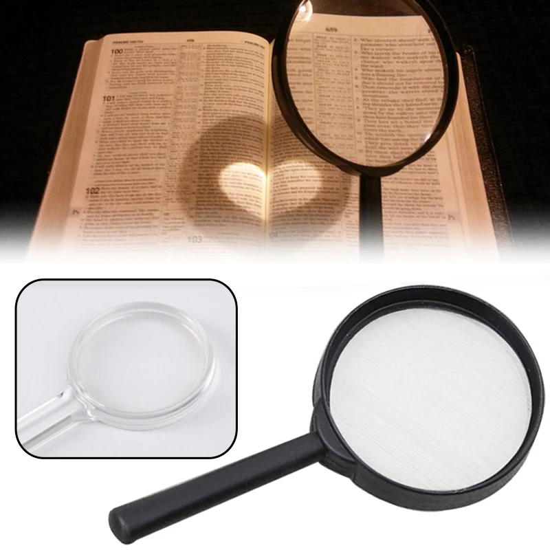 Handheld Magnifier 3X Magnifier Loupe Pocket Magnifying Glass Reading Monocle Jewelry Loupe Gift Glasses Lupe|Magnifiers| - AliExpress