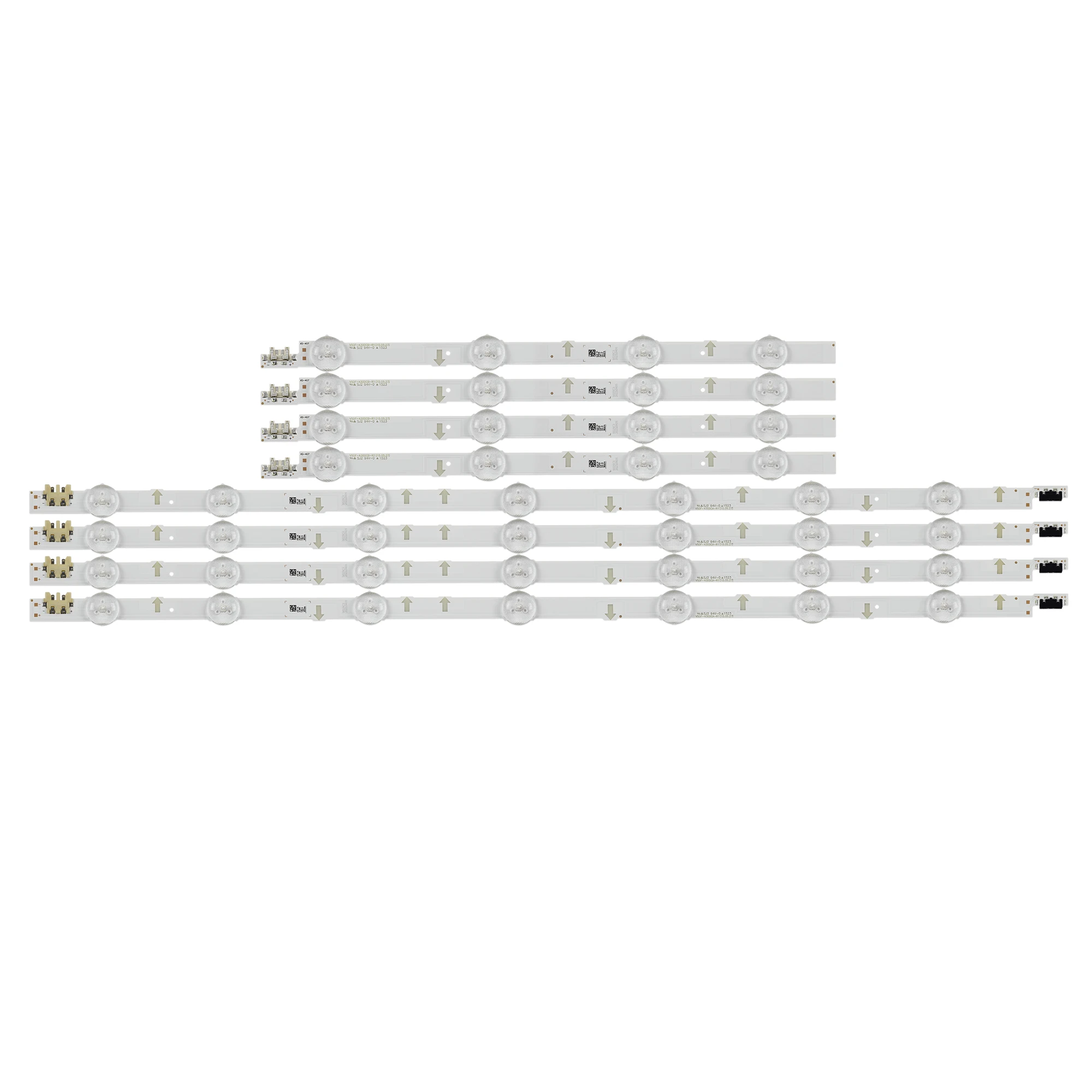 Tira Conduzida para Samsung Ue43j5500 Ue43j5502 Ue43j5550 Ue43j5600 S_5j55_43_fl_l7 r4 Lm4100117x Lm41-00117w Bn9636336a Bn96-36337a