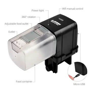 

Automatic Wireless Remote Control Intelligent Practical High-quality Durable Fish Feeders