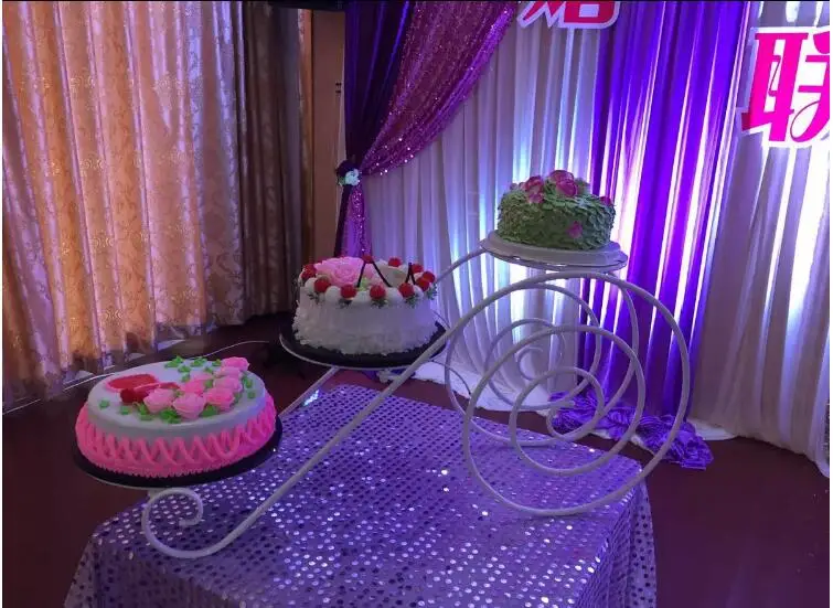 Европейский творческий tianyi торт полка Свадьба три слоя торт полка день рождения слой десертная полка