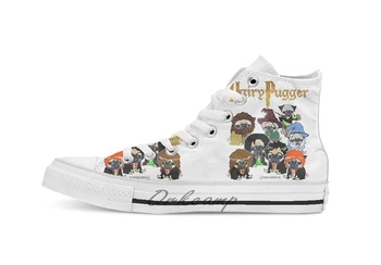 

Hairy Pugger breathable Casual High Top lace-up Canvas shoes sneakers Drop shipping