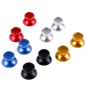 

Metal Analog Joystick thumb Stick grip Cap for Sony playstation Dualshock 4 PS4 Slim Gamepad Controller thumbstick