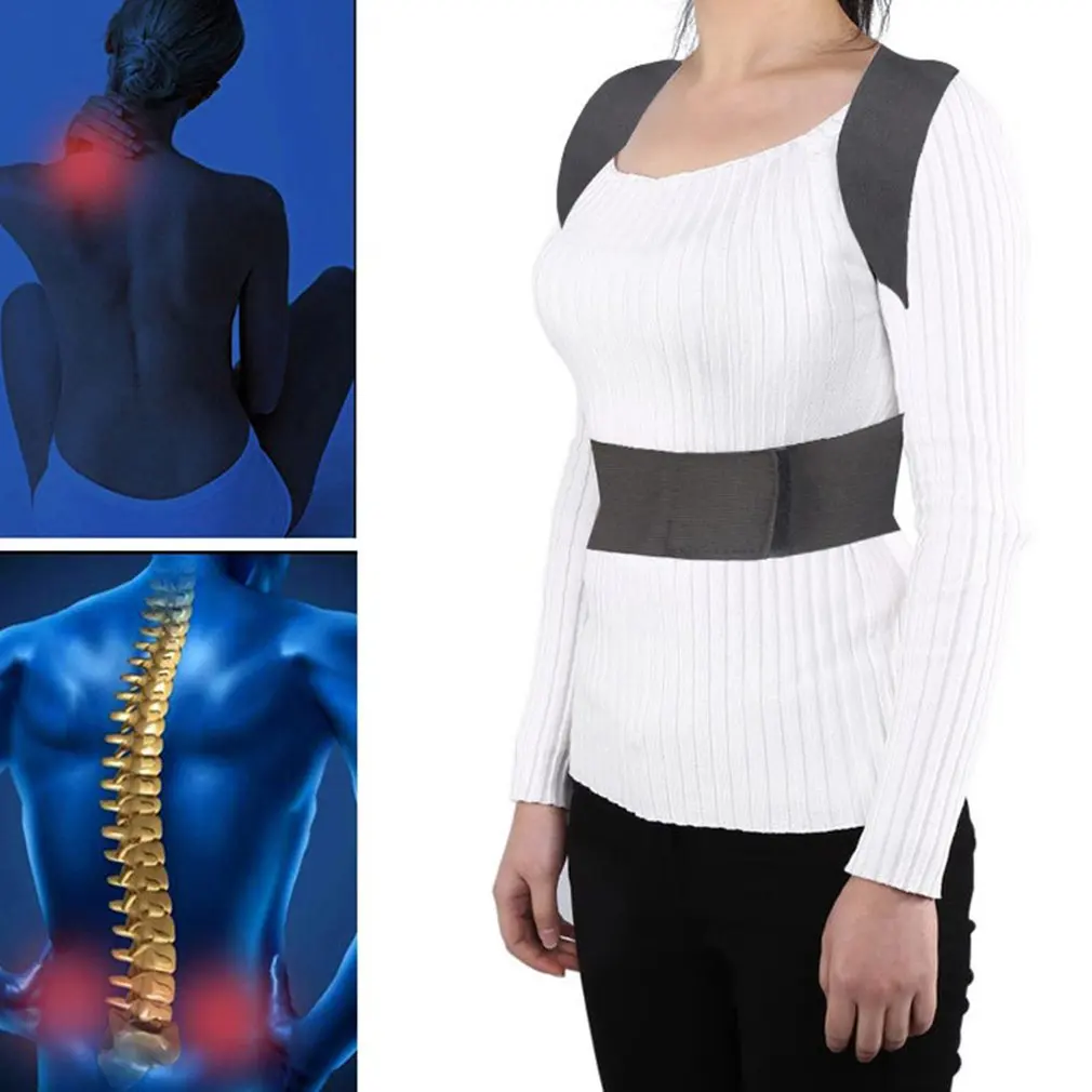 Магнитный пояс для коррекции осанки взрослых устройство выпрямление спины