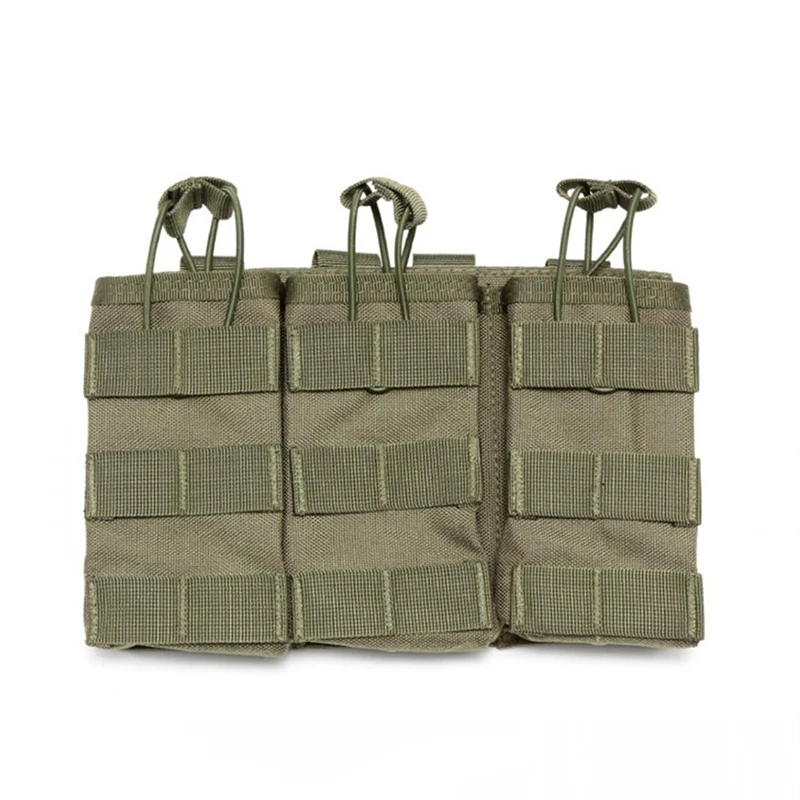 Airsoft Molle Тактический военный Molle жилет клип один двойной тройной M4 AR 5,56. 223 Mag подсумок сумка Охотничьи аксессуары