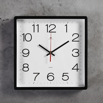 

Wall clock square "Classic", 30x30 cm black 2362200
