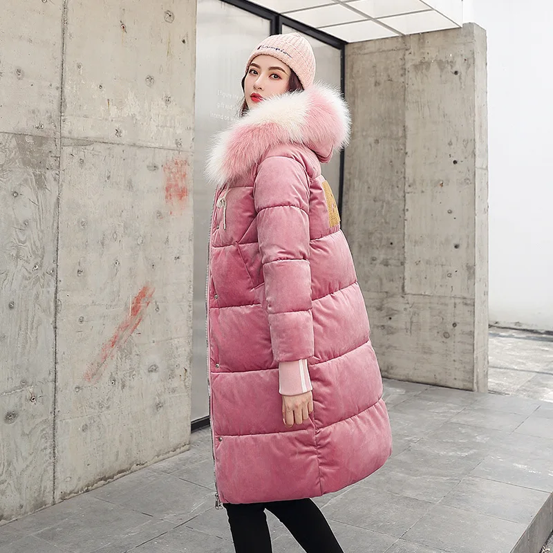 

2019 Autumn And Winter Mkl1911 with Imitated Furs Version Women's Entity When shang yang Gas Thick Cotton