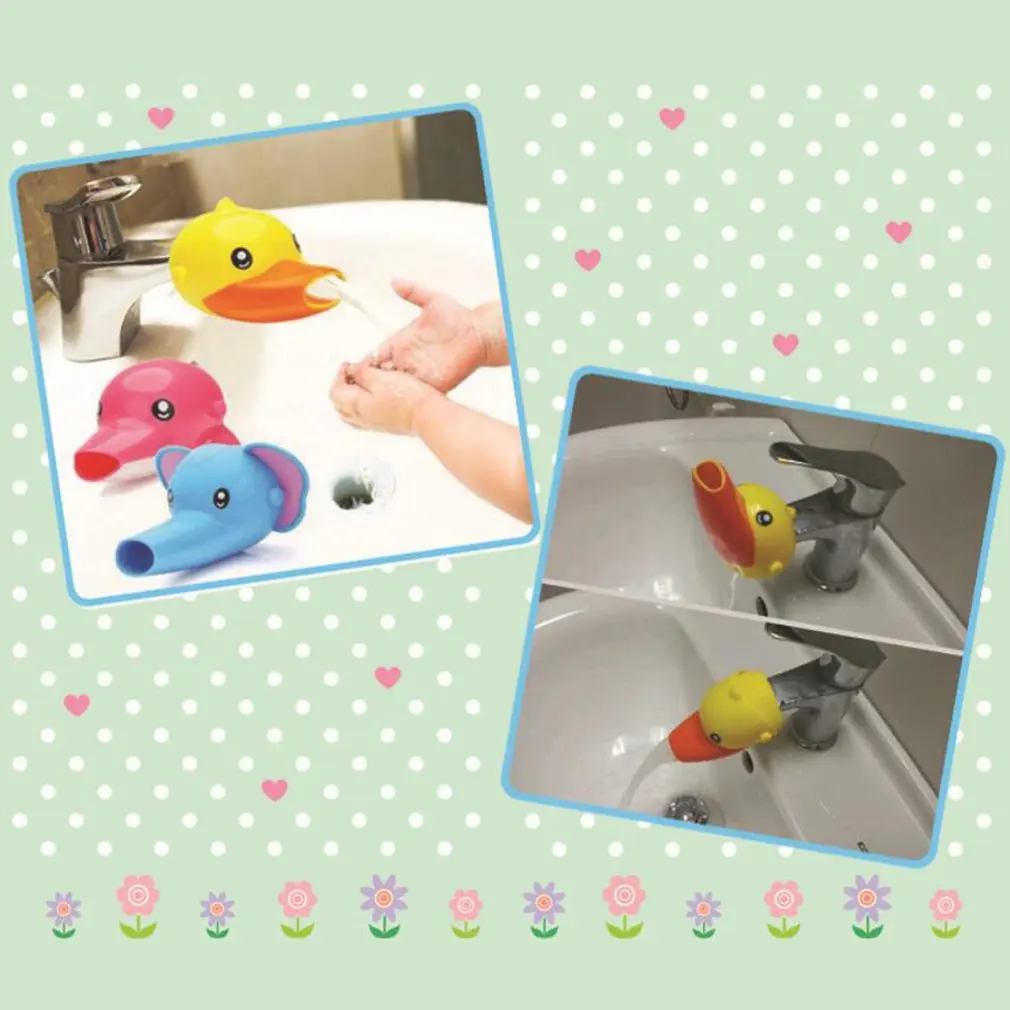 Kawaii, детский кран, удлинитель для раковины, расширение ручки для малыша, для ванной, для детей, для мытья рук, инструменты для наращивания