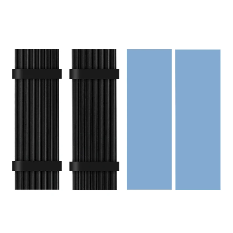 Aluminum Heatsink Radiator 2Pcs M.2 SSD Heat Sink NVME NGFF M.2 2280 Solid State Hard Disk Aluminum Heatsink Cooler Radiator Thermal Cooling Pad For PC