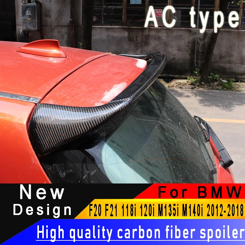 High quality carbon fiber spoiler For BMW F20 F21 118i 120i M135i M140i 2012-2018 Car rear Roof Spoiler | Автомобили и мотоциклы