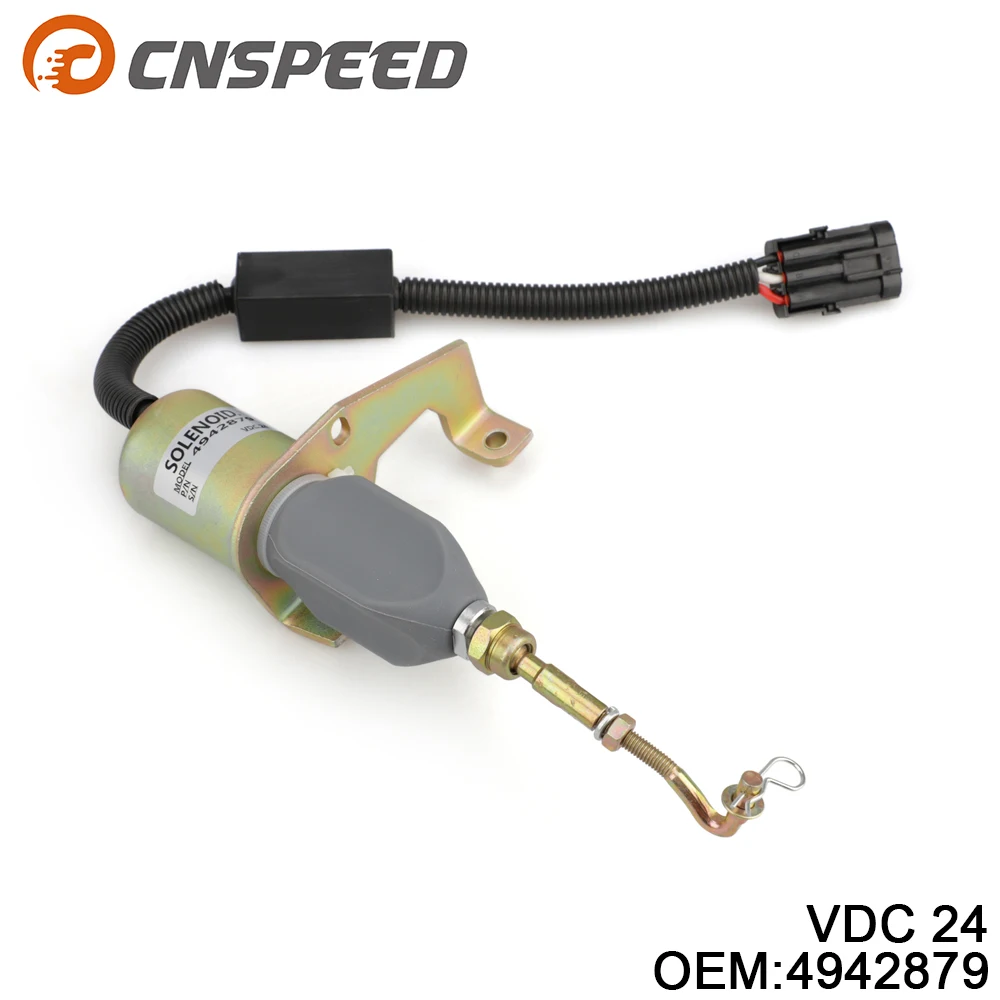 24 Volt Fuel Shutoff Solenoid For Cummins 6bt 6bta 5.9l 4bt 4bta
