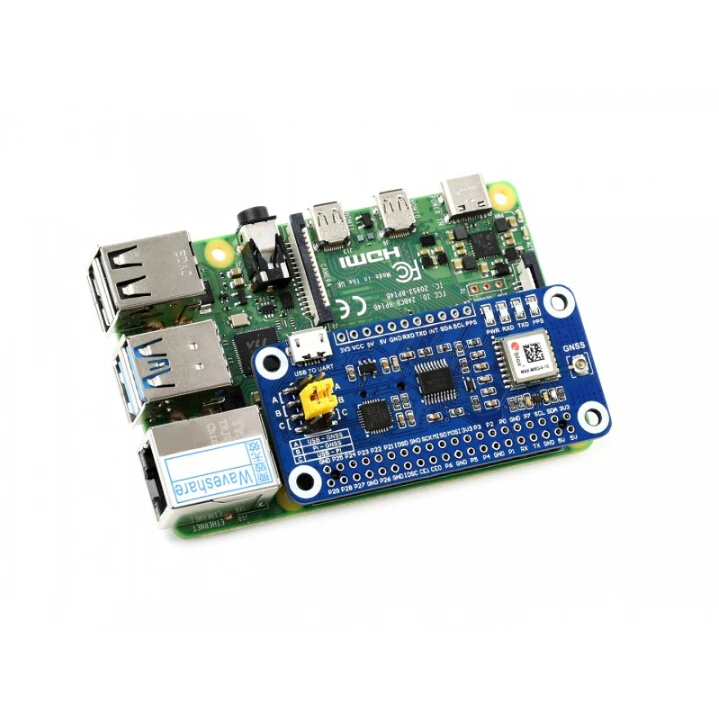 Waveshare MAX-M8Q GNSS HAT,  ,  ڸ ű , GPS, Beidou, Galileo, GLONASS