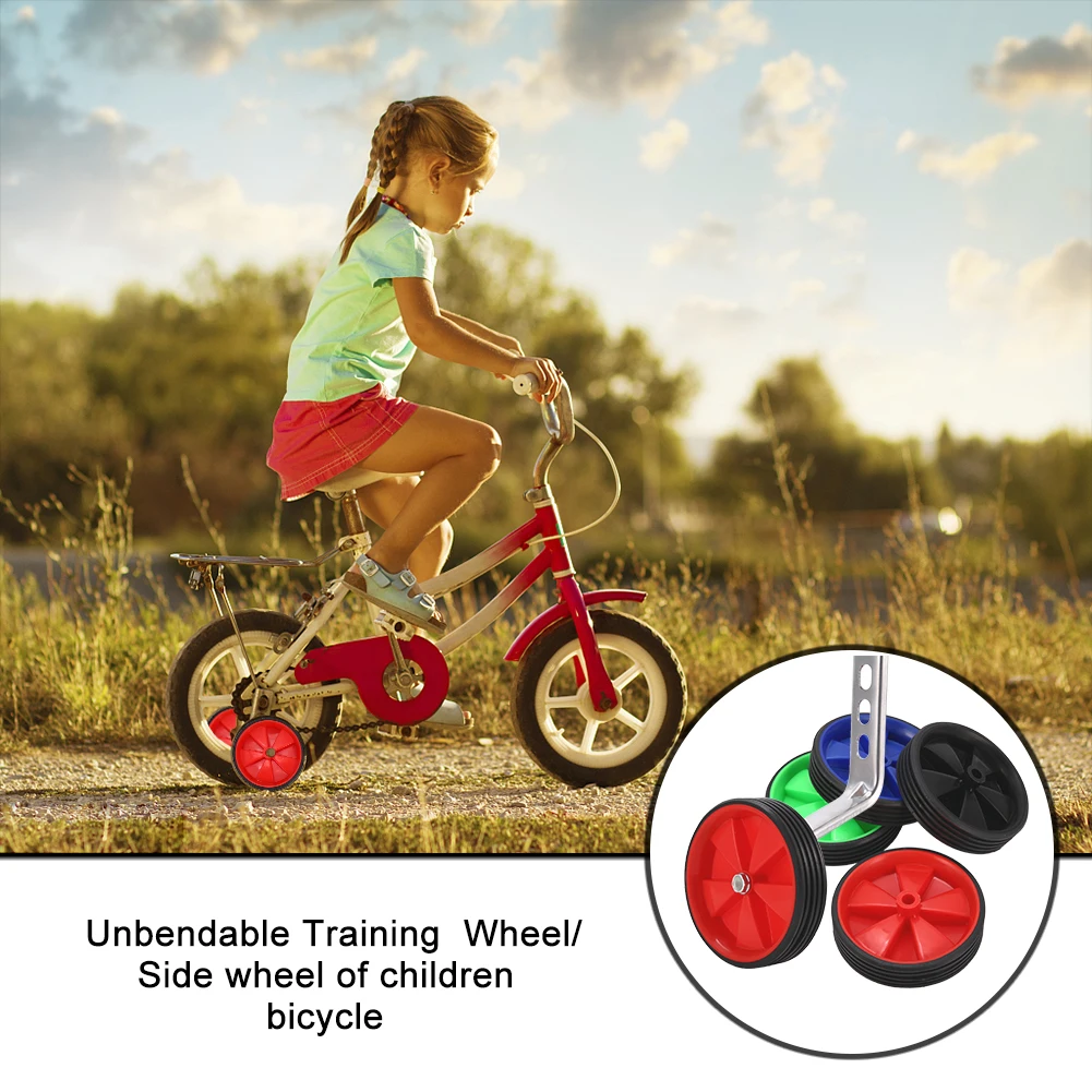 1 комплект колеса велосипеда роликовый стабилизатор велосипедный учебный ролик стабилизаторы Велосипеды Аксессуары с откидной подставкой для детей