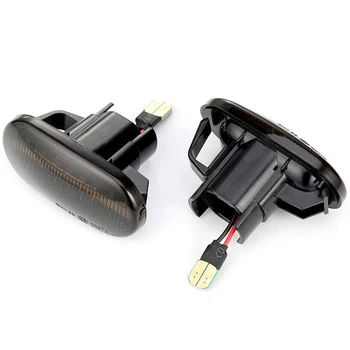 

Smoked Lens Amber Full LED Front Fender Side Marker Light for 2000-2009 Honda S2000,Civic 1992-2005,Amber Sidemarker Lamps