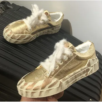 

Flat Sneakers Women Zapatos De Mujer Casual Graffiti Ladies Shoes Lace-Up Platform Shoes Woman New Multicolour Vulcanize Shoes