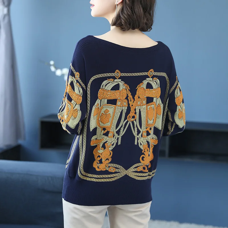 AH11487, модные женские свитера,, Подиумные, Роскошные, известный бренд, Европейский дизайн, вечерние, стильная женская одежда