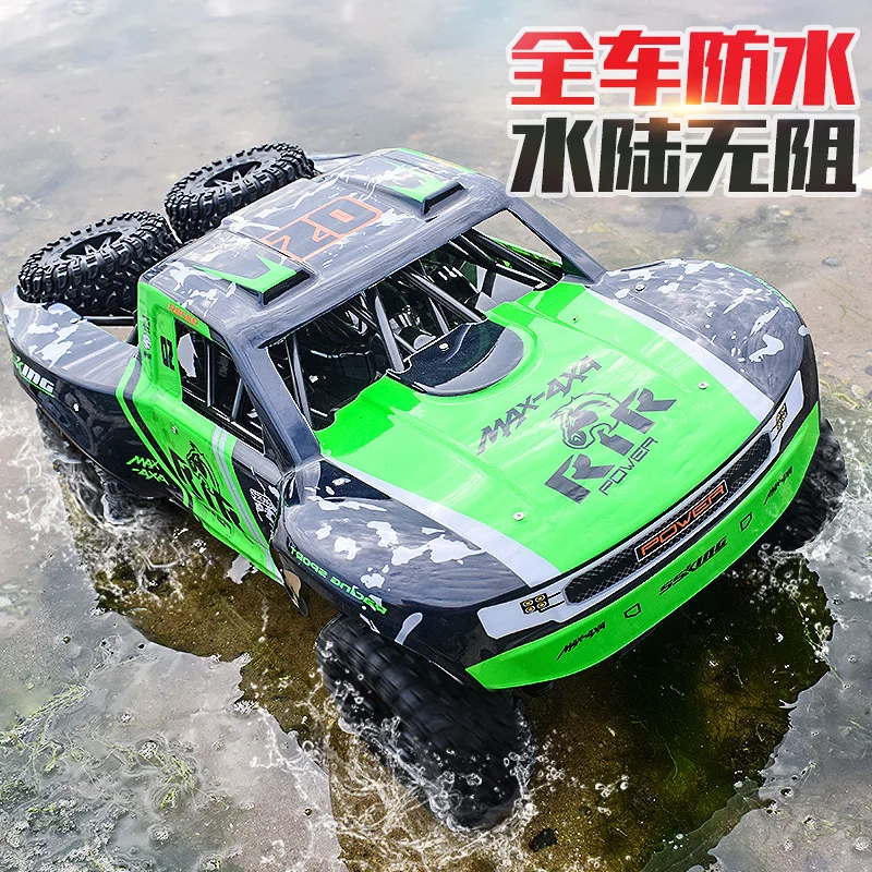 

Children Large Size Alloy Shui-lu Amphibious off-Road Vehicle Model Remote-control Automobile Boy Four-Wheel Drive Climbing Race