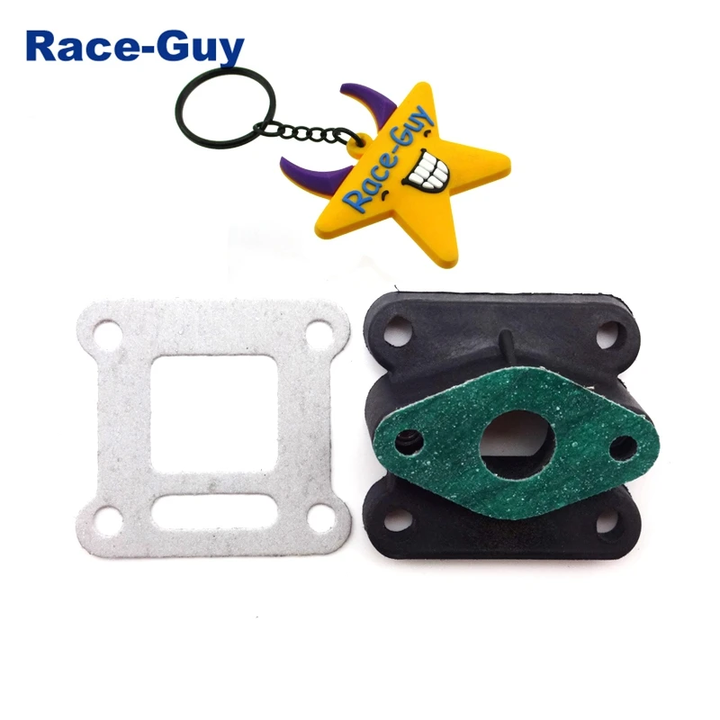 На входе двигателя Впускной трубопровод прокладка для 2 х тактный 47cc 49cc мини Moto Quad