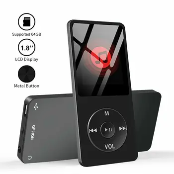 

Portable MP3 Player HIFI Sport Music Speakers MP4 Media FM Radio Recorder Music Walkman Built-in Speaker 1.8 Inch Tft Screen