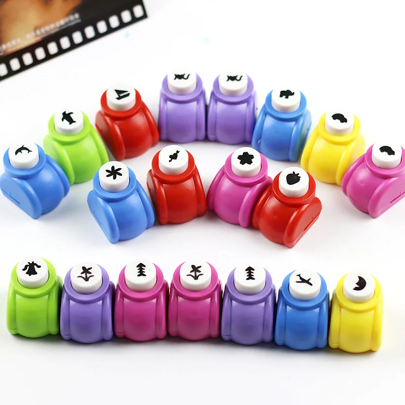 1Pcs Mini Scrapbook Punches Kid Child Paper Card Shaper Punch Printing Paper Handmade Cutter DIY Craft Tags Punch Hole Puncher scrapbook punches