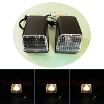 

2Pcs 24V White Amber Top Lights For VOLVO FH FM Heavy Truck Cab Fog Lamp
