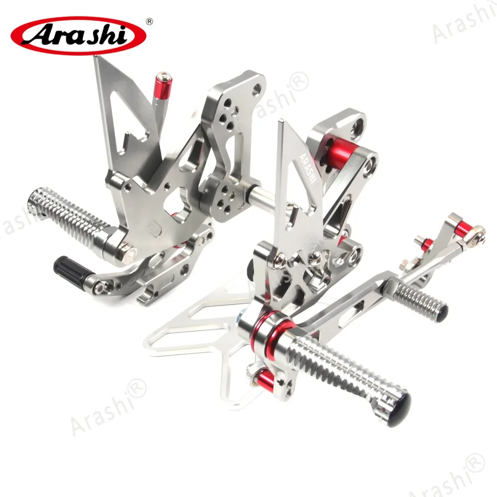 Араши Для MV AGUSTA Dragster 2012- ЧПУ Rider Rearset Регулируемые подножки 675 электронного отслеживания товаров, при заказе от Brutale 675 2012 2013