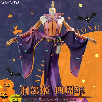 

Anime! Fate/Grand Order FGO Osakabehime 4th Anniversary Jumpsuits Dress Uniform Cosplay Costume Halloween Suit Free Shipping