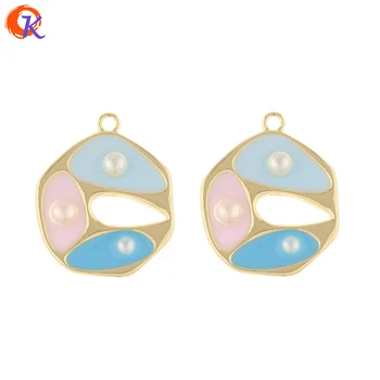 

Cordial Design 50Pcs 24*29MM Jewelry Accessories/Charms/Hand Made/Irregular Shape/Imitation Pearl/Pendant/DIY/Earring Findings