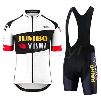 

2020 new JUMBO team Cycling jersey 9D bicycle shorts set Clothing Cycling men MTB summer PRO Cycling Jersey Underwear