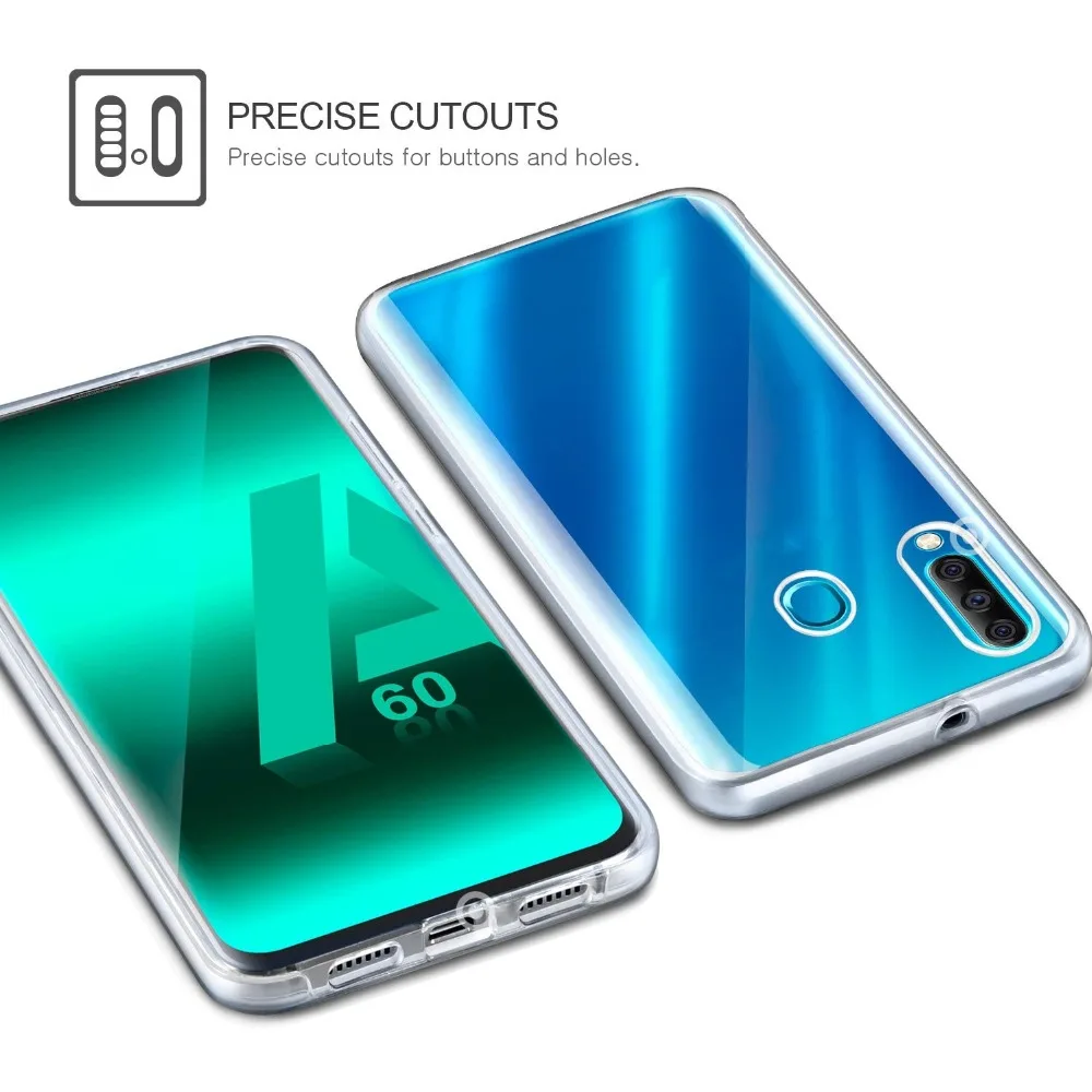 Case for Samsung Galaxy A70 A60 A50 A40 A30 A20 A10 Cover 360 Full Protect Silicone Clear 2 in1 PC Case for Samsung M10 M20 M30 (6)_conew1