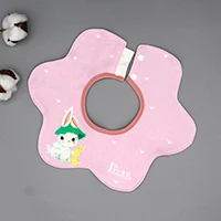 Baby Bibs Waterproof Cotton Cartoon Baby Burp Cloths Lovely Flower Style Child Bibs Rotating double Snap Fashion Pattern New - Цвет: best friends