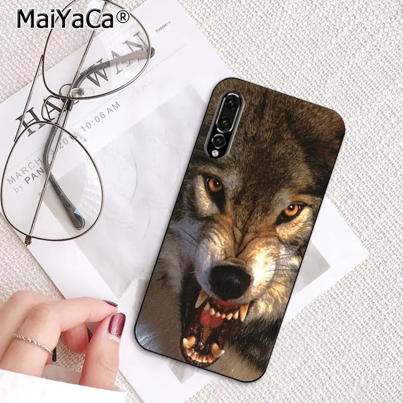 MaiYaCa волк чехол для телефона с рисунком в виде животного для huawei P20 P30 P20Pro P20Lite P30Lite Psmart P10 9lite