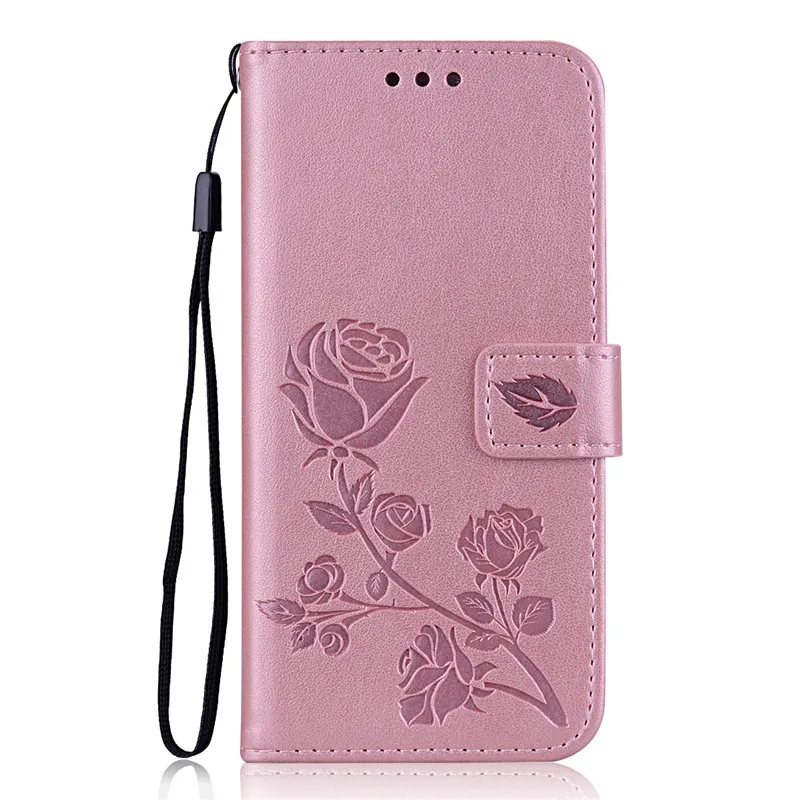 Case For Samsung J2 Core Cover Rose Flower Leather Case For Samsung Galaxy J2 Core SM-J260F J260F J260 Wallet Flip Funda Coques best case for samsung Cases For Samsung