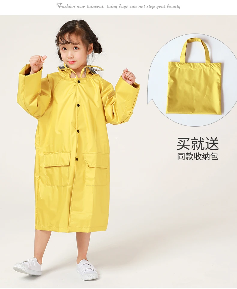 Ynport Crefreak Poncho De Pluie Enfant Imperméable Cape Pliable Mignonne - Léger Avec Cartable Imperméable Pour Fille Et Garçon